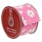 2.5" x 10yd. Floral Spring Easter Wired Craft Ribbon